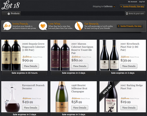 Review of Lot18 Wine Membership Integrated with Social Media
