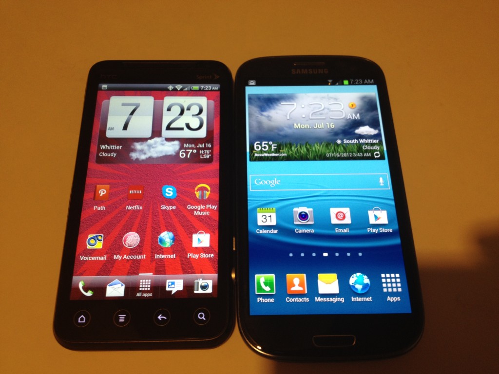 Samsung Galaxy S3 vs. HTC EVO 4G Comparison Review #Attmobilereview @Att