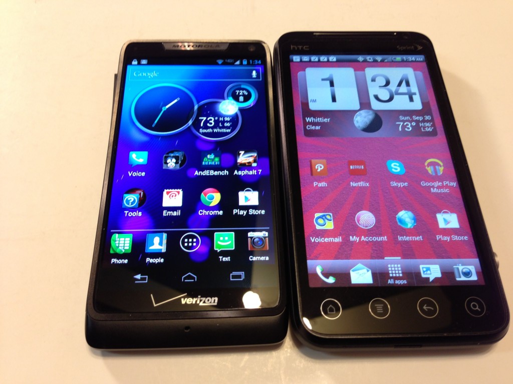 Motorola Droid Razr M vs. HTC EVO V 4G Review