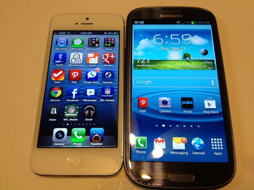 iPhone 5 vs. Samsung Galaxy S3 Benchmarks Only Review