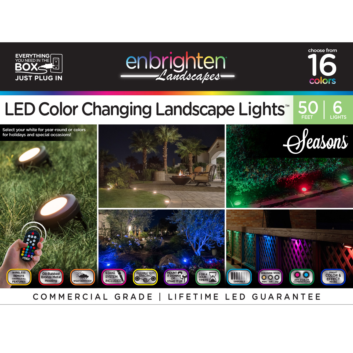 Enbrighten Led Color Changing Landscape, Color Changing Led Landscape Lighting