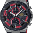 Casio.com Embracing the speed and force of the Honda Racing team, the new EDIFICE EFS560HR sports a bold look. Its black Cordura band and red accents match the signature colors […]