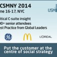 The Corporate Social Media Summit is the largest and most senior meeting of social media, marketing and communications execs. http://bit.ly/1hwDBRe Unlike other social media conferences, #CSMNY boasts no evangelists, no […]