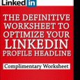 Consider it your bumper sticker or a shortened version of your elevator speech. http://bit.ly/LinkedinHeadline What is your Headline and where is it on your profile? It is located in one […]