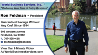 Ron Feldman, President of World Business Services Inc. Worldbusinessservices.com