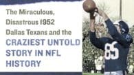 A Big Mess in Texas: The Miraculous, Disastrous 1952 Dallas Texans and the Craziest Untold Story in NFL History by David Fleming https://www.amazon.com/Big-Mess-Texas-Miraculous-Disastrous/dp/1250374308 Flemfile.com The incredible, untold true story of [&hellip;]