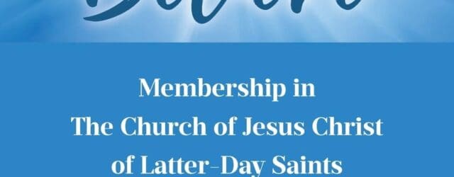 We Believe: Membership in The Church of Jesus Christ of Latter-Day Saints: A Christian Conversation by Phillip M Graehl Phillipmgraehlbooks.com https://www.amazon.com/dp/B0GPGL17P3 If Jesus Christ is to all people our Good [&hellip;]