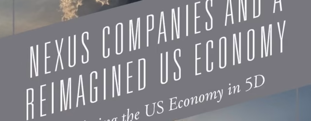 Nexus Companies and a Reimagined US Economy: Revitalizing the US Economy in 5D by Shaun Sterling https://www.amazon.com/dp/1977289290 What if the next phase of economic growth is not driven by a [&hellip;]