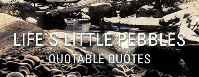 Life’s Little Pebbles: Quotable Quotes by Anthony Knym https://www.amazon.co.uk/Lifes-Little-Pebbles-Quotable-Quotes/dp/1467882011 Life’s Little Pebbles contains small nuggets packed with deep meaning and fresh original ideas, that will inform, educate and entertain a [&hellip;]